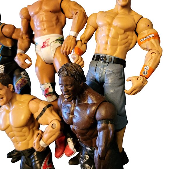 Lot of 5 WWF Action Figures Toys John Cena - Picture 3 of 7